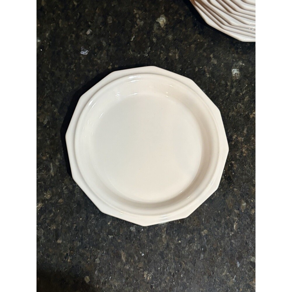 Pfaltzgraff Heritage White (5) Bread & Butter Plates 6-3/4" USA